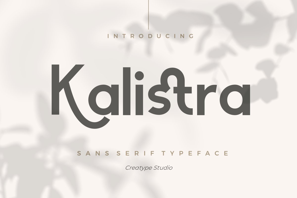 Kalistra Typeface