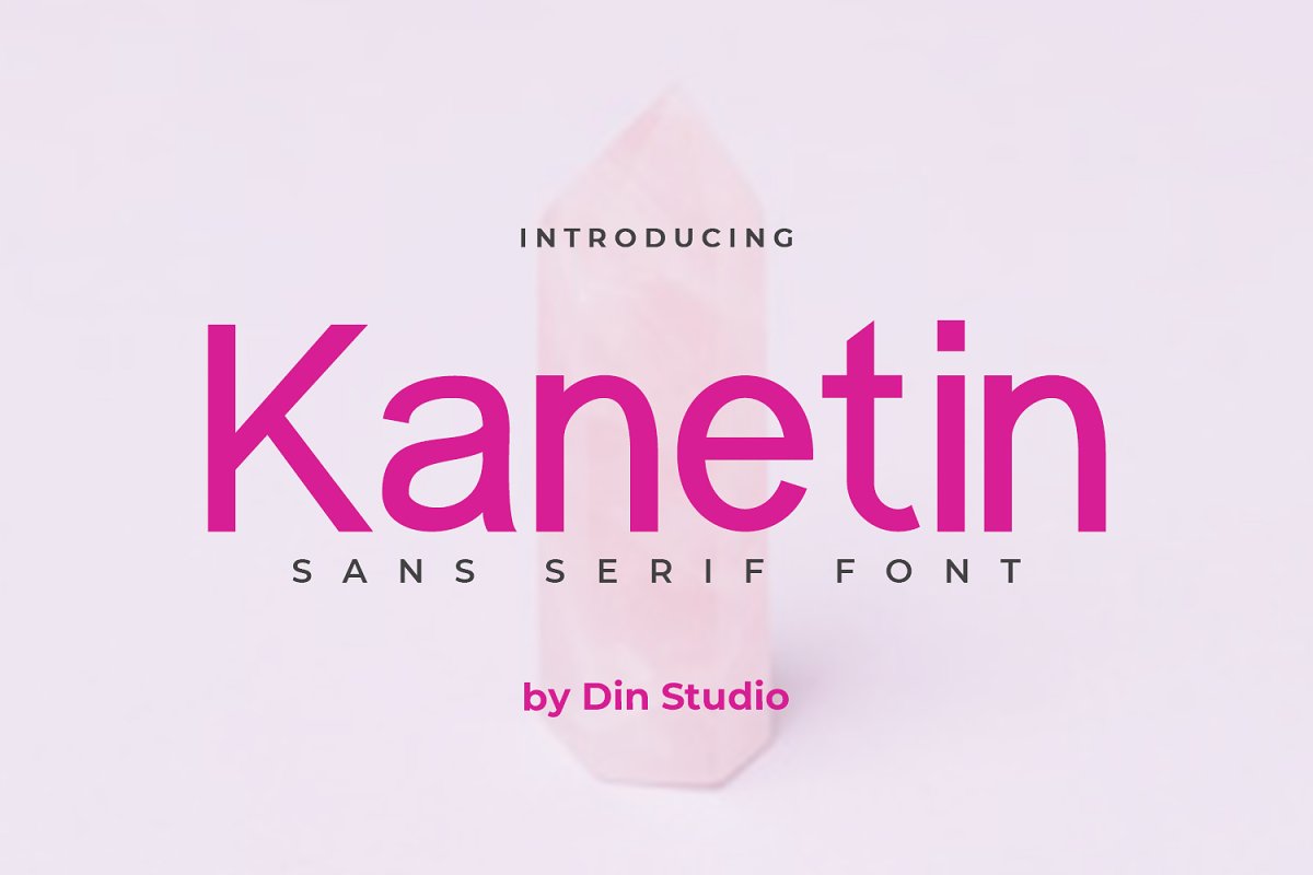 Kanetin Beautiful Sans Serif Font