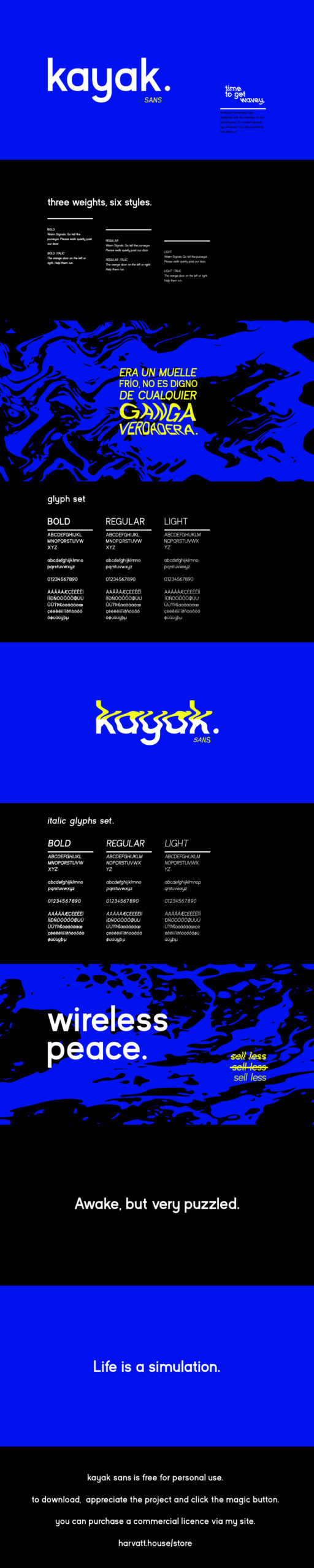 Kayak Sans Font Free