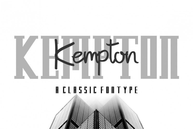 Kempton Typeface