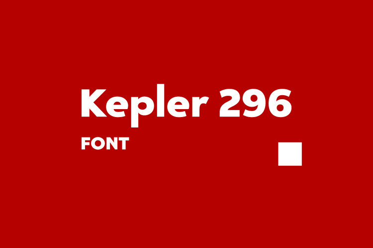 Kepler 296 Sans Font
