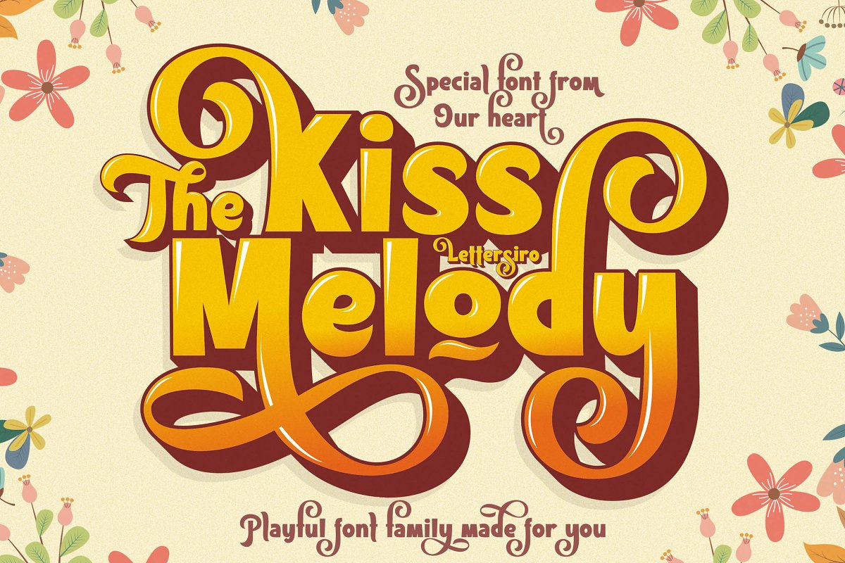 Kiss Melody Font
