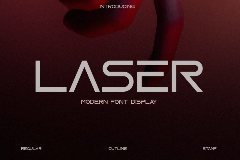 Laser Display Font