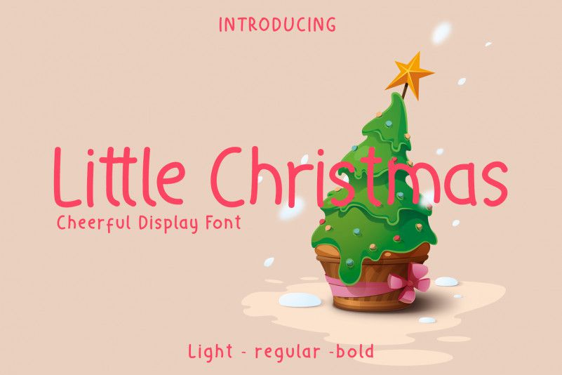 Little Christmas Holiday Font