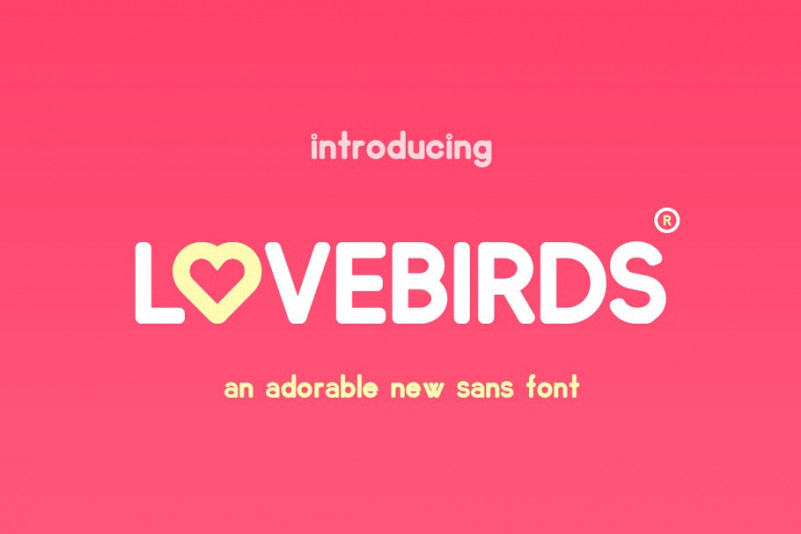 Lovebirds Sans Font