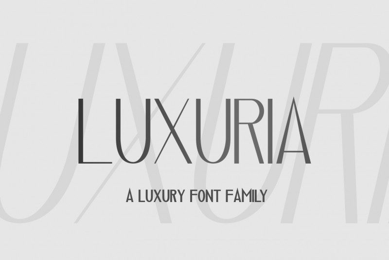 Luxuria Font Family