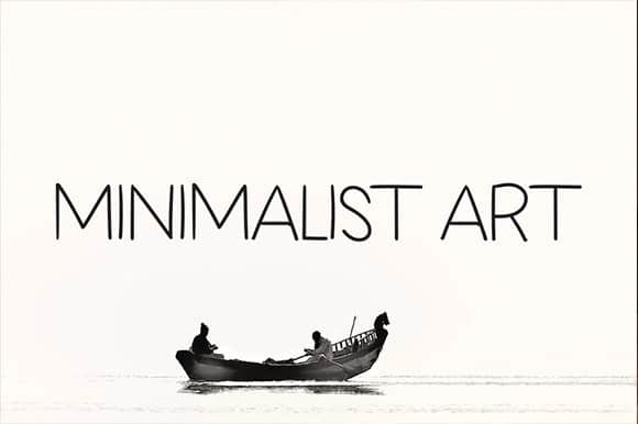 MINIMALIST ART Sans Serif Font