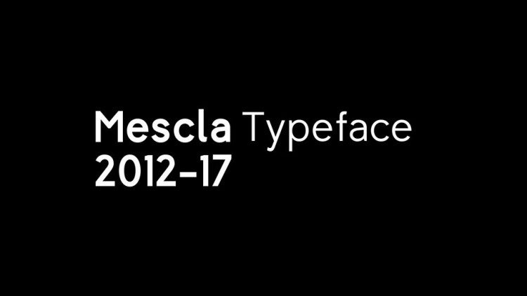 Mescla Free Font Family