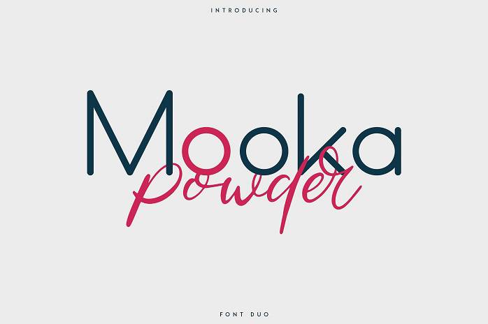 Mooka Powder Font Duo