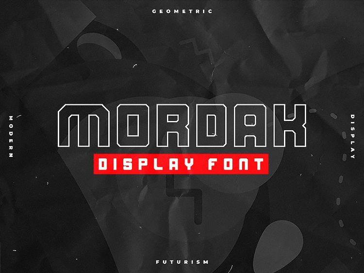 Mordak Typeface