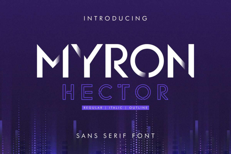 Myron Hector Sans Serif Font