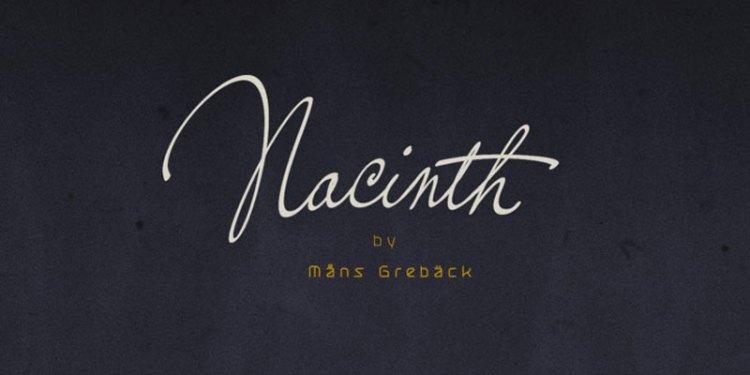 Nacinth Font Family