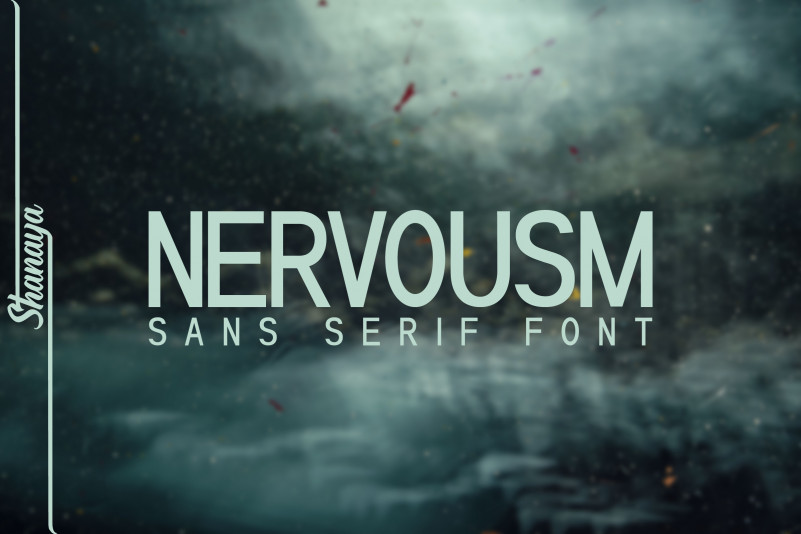 Nervousm Sans Serif Font