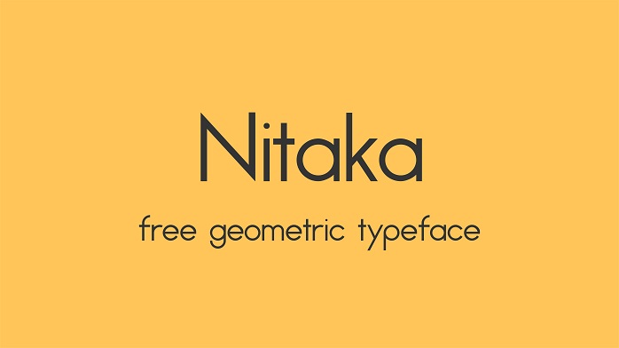 Nitaka Typeface