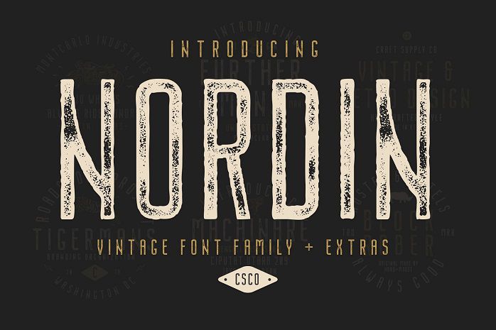 Nordin Vintage Font