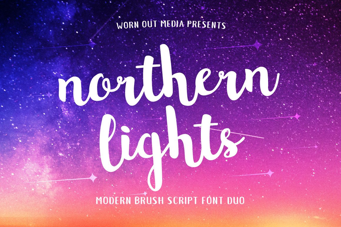 Northern Lights Font Free