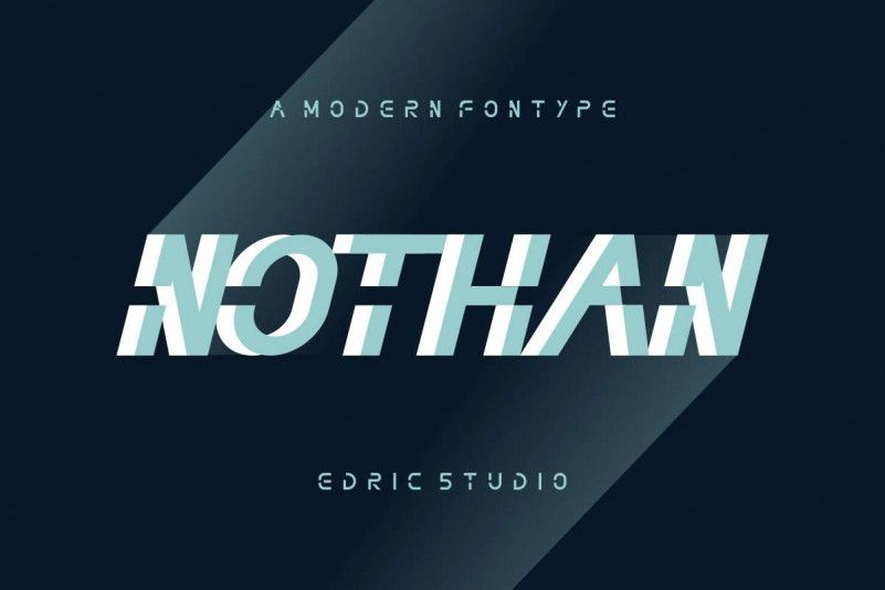 Nothan Futuristic Font