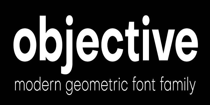 Objective Font Family