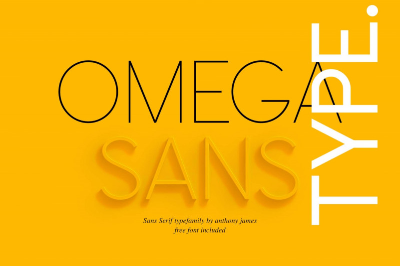 Omega Sans Free Font