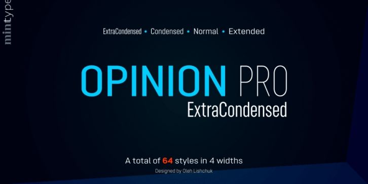 Opinion Pro Font Family