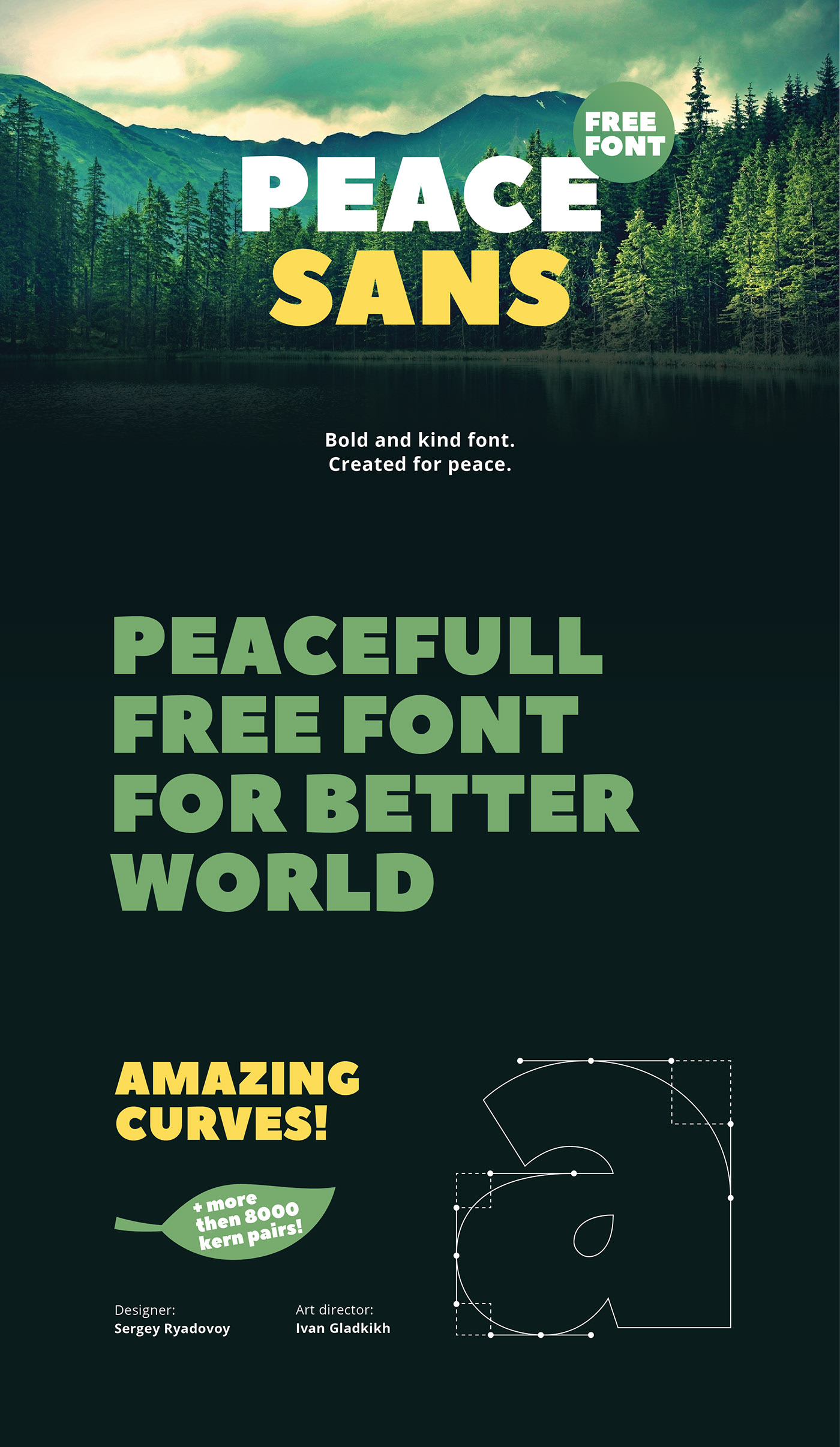 Peace Bold Sans Serif Typeface