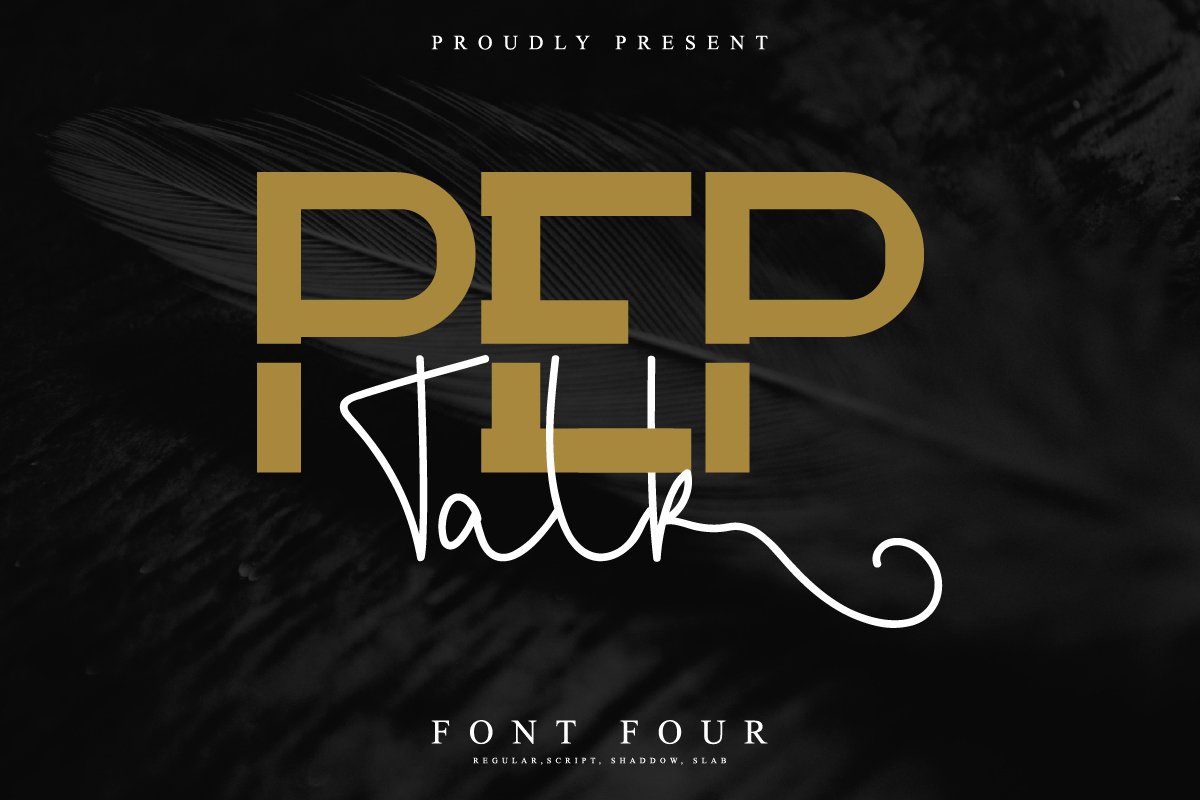 Pep Talk Font Duo