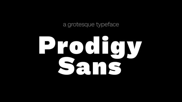 Prodigy Free Sans Font Family