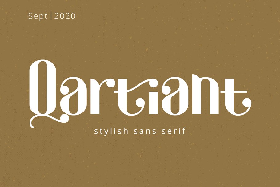 Qartiant Stylish Sans Serif Font