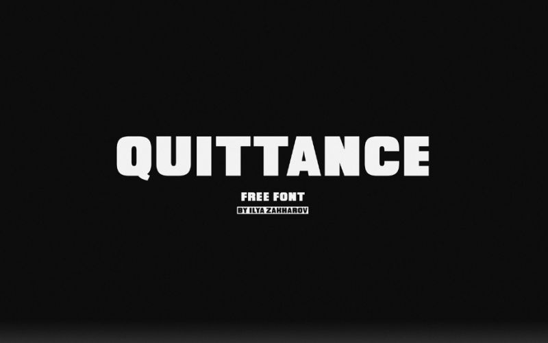 Quittance Typeface