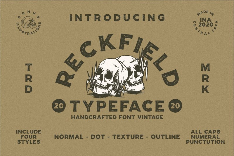 Reckfield Display Typeface