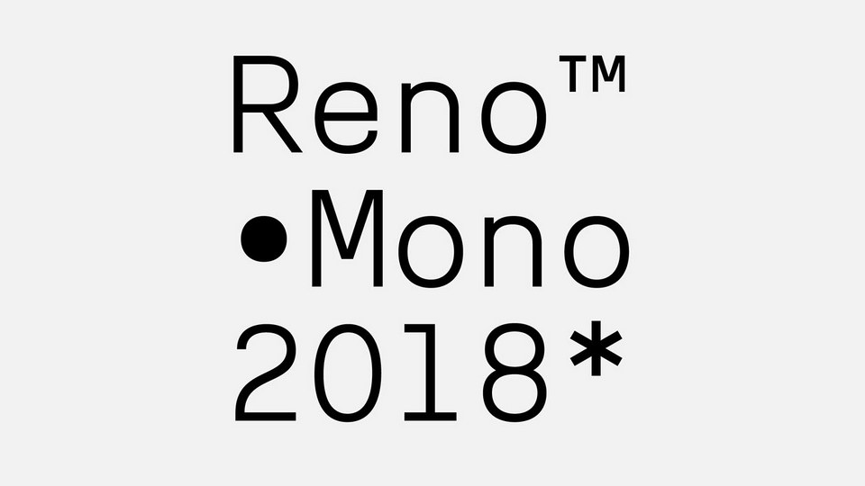 Reno Mono Free Font