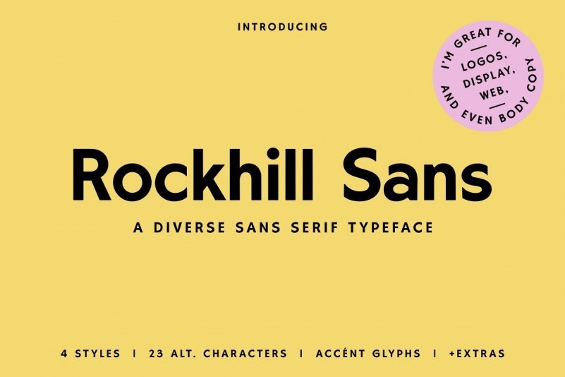 Rockhill Sans Serif Font