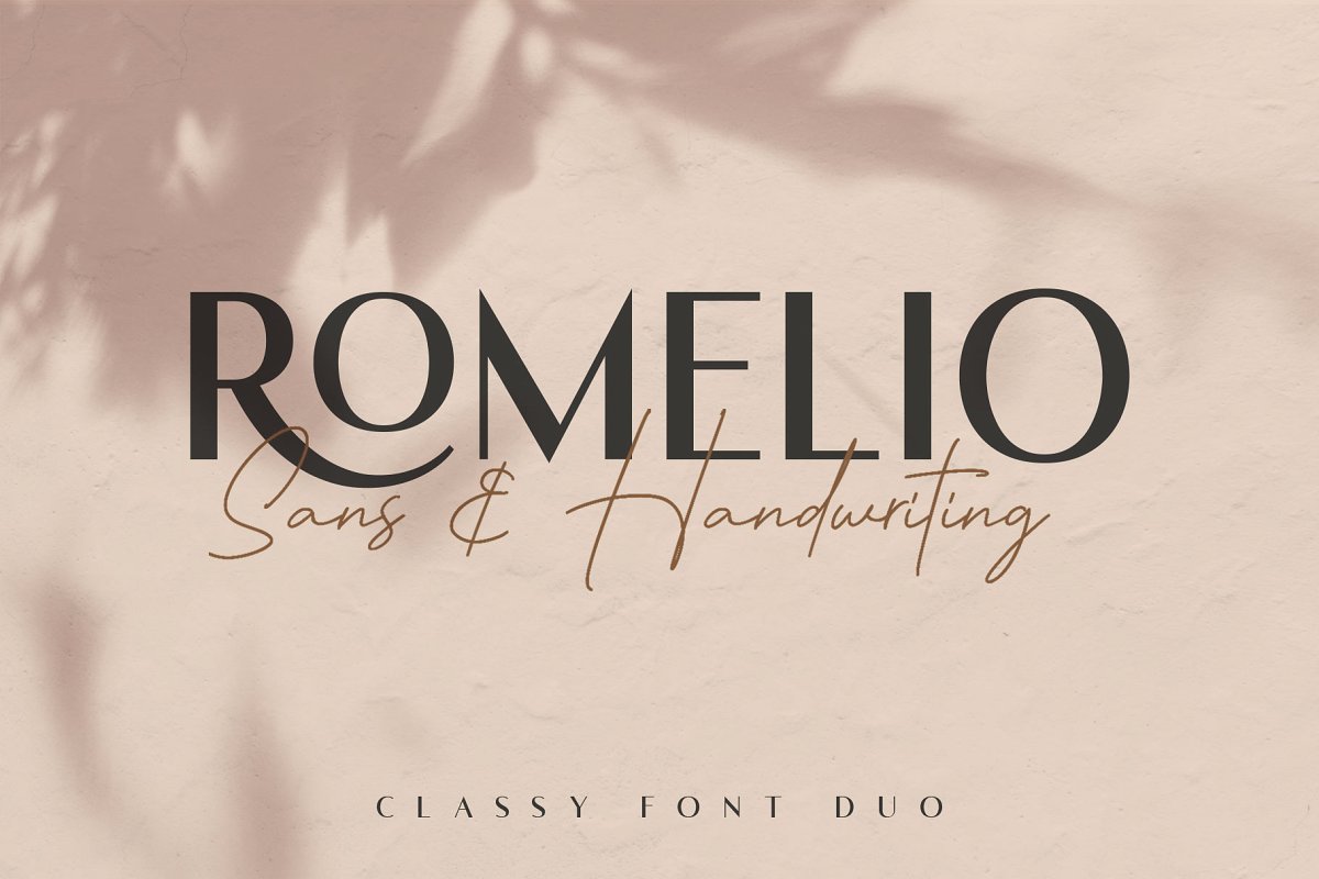 Romelio Classy Sans Serif Font