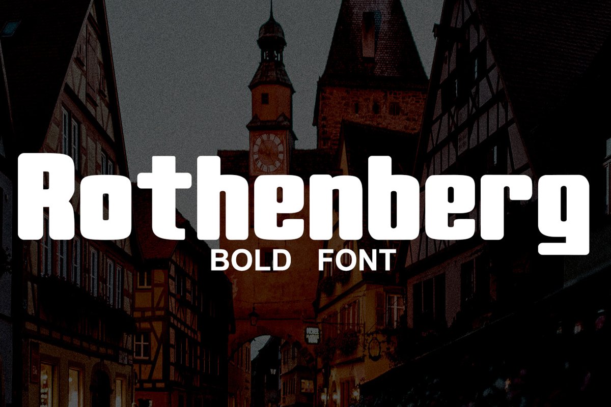 Rothenberg Bold Sans Serif Font