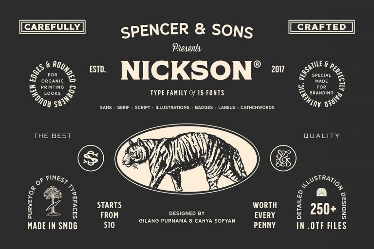 S&S Nickson Typeface