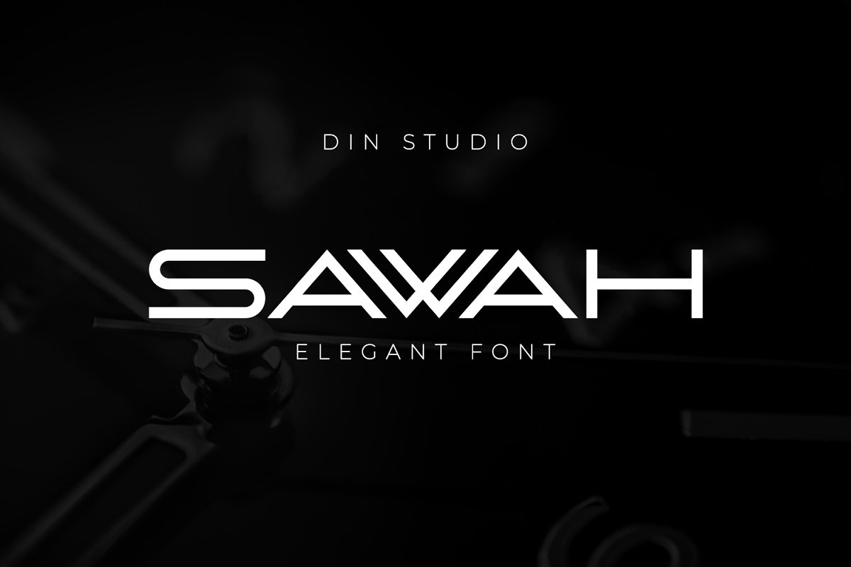 Sawah Modern Elegant Display Font