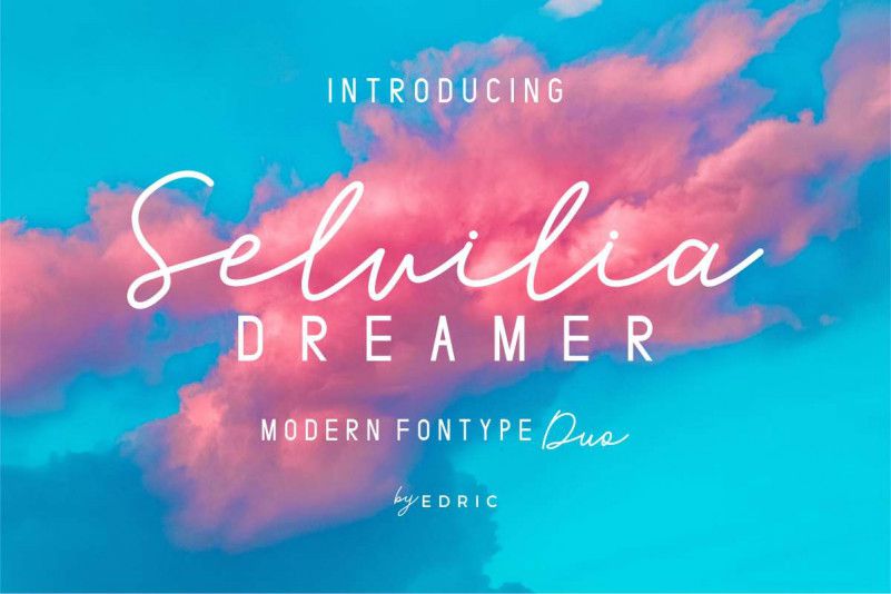 Selvillia Dreamer Font Duo