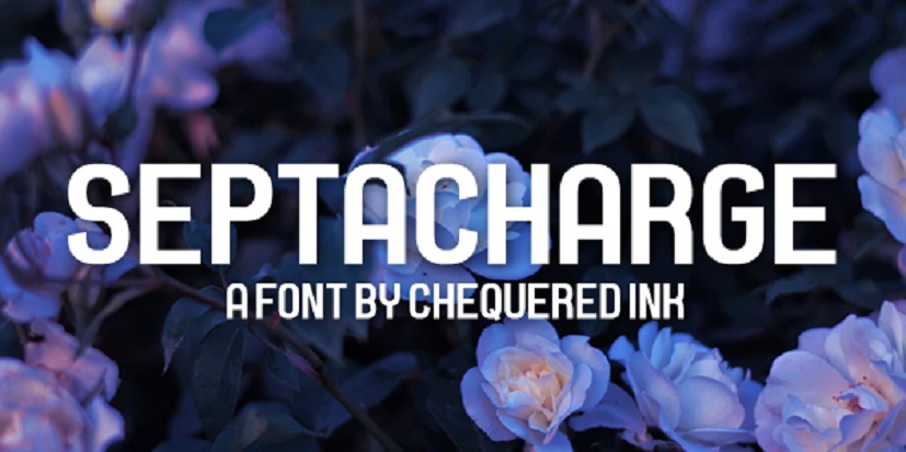 Septacharge Sans Serif Font