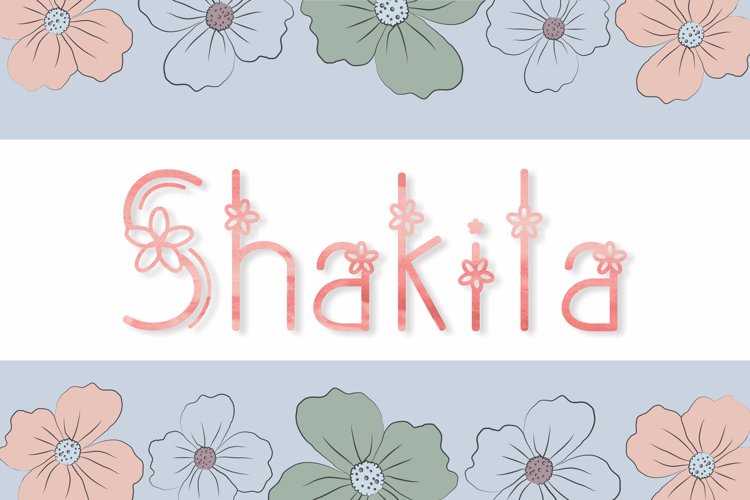 Shakila Display Font