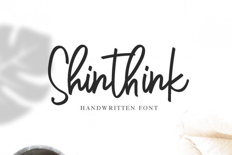 Shinthink Script Font