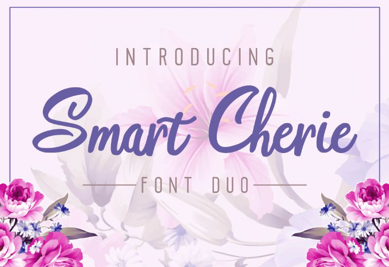 Smart Cherie Font Duo