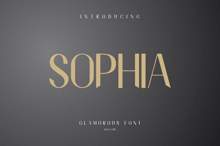 Sophia Sans Serif Font