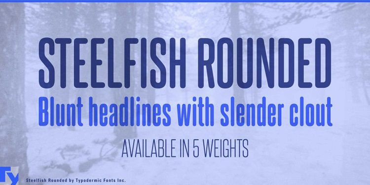 Steelfish Rounded Font Family