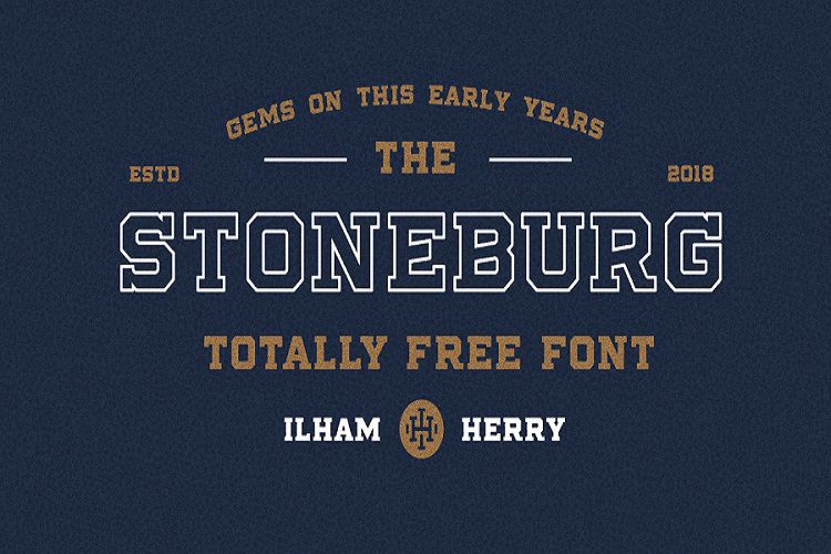 Stoneburg Typeface