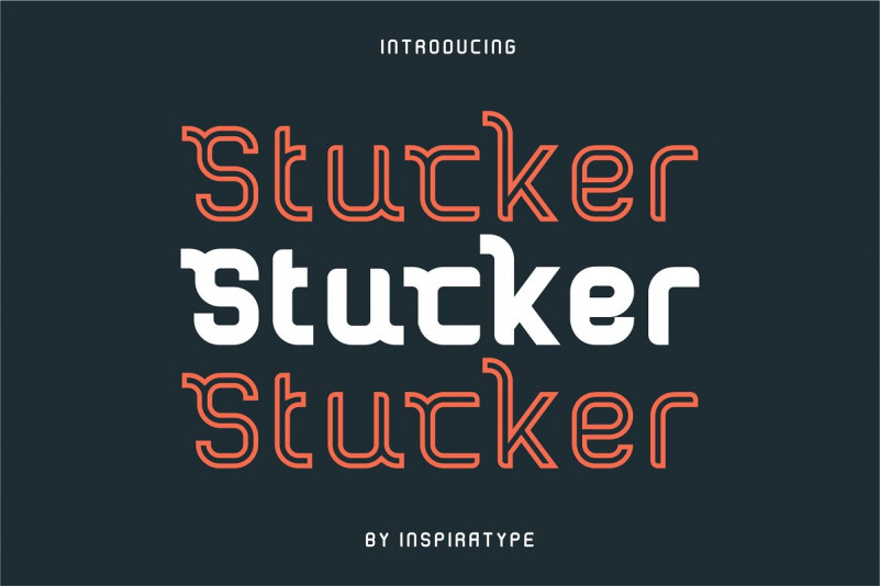 Stucker Display Font