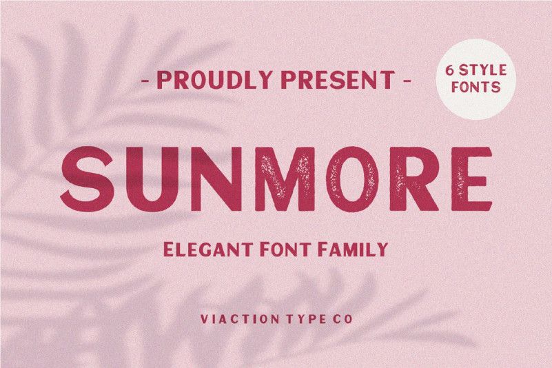 Sunmore Font Family