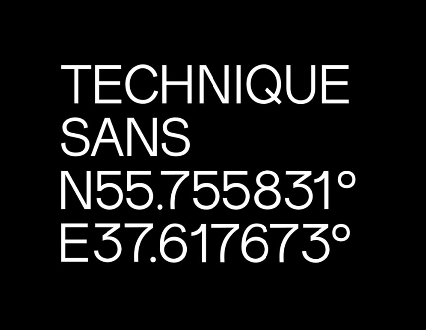 Technique Sans Serif Font