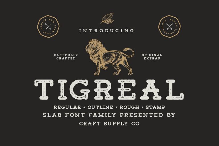 Tigreal Font Family