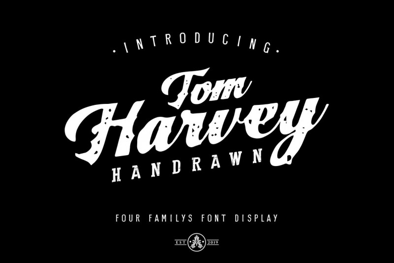 Tom Harvey Display Font
