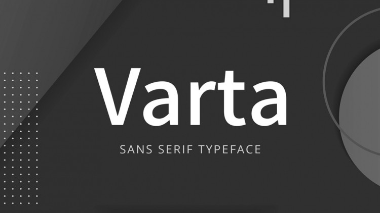 Varta Sans Serif Font Family